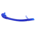 Miniatyrbillede 3 af 8: Dykkersnorkel Foldbar Lugtfri silikone L-form 38cm Blød fridykning Vådsnorkel til træning Blå