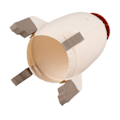 Miniatyrbillede 4 af 8: Udendørs flyvesprinkler Launcher vandlegetøj 360° roterende flyvende vandsprøjtende legetøj til have hvid