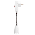 Miniatyrbild 7 av 8: All Direction Extension Adapter Extension Socket Converter E27 Socket Converter med strömbrytare EU-kontakt AC110‑220V