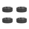 Pikkukuva 6 / 8: 4 KPL 1/8 GT RC-pyörät Vahva pito Maantiekilpa-ajorenkaat Kestävät maantiepyörät 17 mm adapterilla Musta