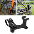 Miniatyrbillede 5 af 8: 22 mm cykelskivebremsebeslag stål Let at installere Praktisk skivebremseadapterbeslag til mountainbikes