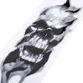 Miniatyrbild 2 av 7: 2 st FORK SKULLS Dekaler Sportster Softail Dyna Electra Street Glide