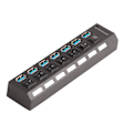 Pikkukuva 5 / 8: USB 3.0 Hub Yksittäinen 7 Portin Nopea USB2.0 USB1.1 Yhteensopiva USB-datakeskitin LED-merkkivalolla Windows XP 7 8:lle