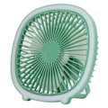 Pikkukuva 5 / 8: Pöytätuuletin Power säädettävä matalan melun latautuva Mini kannettava pystysuora riippuva tuuletin LED-valolla Mint Green