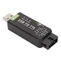 Miniatyrbild 6 av 8: USB till TTL-omvandlare FT232RL-chip Flera skyddskretsar Industriell USB till TTL-omvandlare för flera system Svart