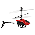 Miniatyrbild 3 av 8: Mini RC Helikopter Stabil Rotationshastighet Förstärkningsbehandling Lysande droppbeständig Induktion Helikopterleksak Röd