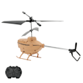 Miniatyrbild 8 av 8: 2.5CH RC Helikopter Automatisk Hinder Undvikande Fjärrkontroll Flygplansleksak med Gyroskop Khaki