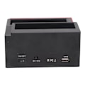 Miniatyrbilde 7 av 8: Harddisk-dokkestasjon USB2.0 Dobbel bukt 12TB Støtte OTB 480Mbps Harddisk-kabinett for 2,5 tommer 3,5 tommer IDE SATA EU-plugg