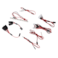 Miniatyrbillede 2 af 8: RC Front Baglygtestang Hvid Rød Gul LED-lys Forlygte Baglygtestang Til ZD Racing MX07 4WD 1/7 RC
