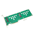 Pikkukuva 3 / 8: U.2 Nvme PCIe SSD -sovitin kortti 40Gbps korkea nopeus PCIE3.0 X8 X16 TO U.2x2 Dual Drive U.2 Nvme PCIe SSD -nousukortti