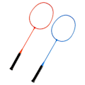 Miniatyrbild 4 av 8: Badmintonracketar Legering Lätt elastisk T-stöd Badmintonracketar för proffs nybörjare