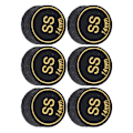 Pikkukuva 8 / 8: 6 kpl Pool Cue Tips Ammattimaiset monikerroksiset biljardipool-cue-tipsit Vaihto pool-cue- ja snooker-keppeihin 14mm SS
