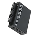Miniatyrbilde 6 av 8: Ethernet Fiber Media Converter Single Mode Tx1310nm 10/100 Mbps RJ45 Port Media Converter 100‑240V EU-plugg
