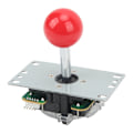 Miniatyrbillede 2 af 8: Arcade Joystick Gamepad DIY Joystick Arcade Spil Fighting Stick Reservedele Pin Kredsløbskort med kuglehoved Rød