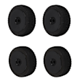 Pikkukuva 7 / 8: 4 kpl RC-kumirenkaita, vahva pito, korkea kulutuskestävyys, joustavat 17 mm:n pyörät Redcat Blackille