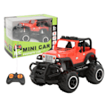 Pikkukuva 1 / 8: 1:43 Lasten RC-auto 4-kanavainen kauko-ohjattava maasto RC-auto Lasten ulkolelu pojille Tytöille Punainen