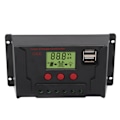 Miniatyrbillede 2 af 8: Solar Controller PWM 12V 24V Automatisk tilpasning LCD-skærm USB-port Solar Regulator 20A