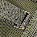 Miniatyrbillede 5 af 6: Fiskestang Etui Foldbart 1,5 m Canvas og Metal Fiskestang Taske til Udendørs Fiskegrej OD Grøn