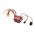 Pikkukuva 3 / 8: 60A Harjattu ESC XT60-liitin 6V 2A BEC-lähtö 1/10 RC Autoharjattu sähköinen nopeussäädin Traxxasille HSP:lle Redcatille