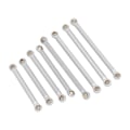 Miniatyrbild 8 av 8: RC Rod Linkage Kit CNC aluminiumlegering Lättvikts RC Suspension Links Set för Traxxas 1/18 RC Car Silver