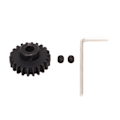Pikkukuva 1 / 8: 22T Moottorivaihde RC Autot Teräs Pinion Vaihde ARA310969BL RC Vaihde Varaosat 5mm Sisäreikä Musta
