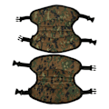 Miniatyrbild 1 av 8: 1 par Isfiske knäskydd Kamouflage vadderade flexibla utomhus vinter knäskydd