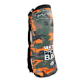 Miniatyrbild 6 av 8: Vattentät Torrväska Polyester PVC Lättviktsbar Bärbar Roll Top Torrväska för Simning Orange Kamouflage 20L