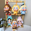 Miniatyrbillede 4 af 5: POP MART Crybaby Tear Factory Vinyl Face Plys Blind Box Dukke Tilfældigt Design Action Figur Samlelegetøj Dekoration Gave Enkelt Æske 2