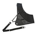 Miniatyrbilde 5 av 8: Bueskyting Brystbeskyttelse Svart PET og kuskinn Jaktbrystbeskyttelse for skyting Recurve Bow M