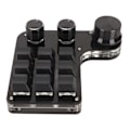 Miniatyrbilde 2 av 8: Mini 9-tasters tastatur med 3 knotter RGB Lys Blå Bryter DIY Programmerbar Universal Mini Makro Mekanisk Gaming Tastatur for PC