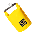 Miniatyrbillede 2 af 8: Vandtæt Bucket Bag Vandafvisende Dry Bag Moderne til Udendørs Rafting Camping 30L Gul