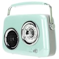 Pikkukuva 3 / 8: Retro Radio Bluetooth -kaiutin, kannettava HiFi-stereokaiutin, söpö vanhanaikainen radiokaiutin juhliin, ulkokäyttöön, mintunvihreä