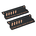 Miniatyrbillede 3 af 8: Hukommelseskøling Køleplade Grafen Hurtig Ledning Stabil Holdbar Kobber Køleplade til DDR4 DDR5 Laptop Hukommelse 2 stk