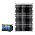 Miniatyrbild 5 av 8: Solpanelssats 18W 18V Monokristallin Solpanel 30A Dubbel USB 12V 24V Laddningskontroll för Camping RV