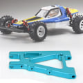 Miniatyrbillede 6 af 8: 2 STK legering forreste nedre arm opgraderingsdele Passer til KYOSHO 4WD Optima 1/10 terrænkøretøj (blå)