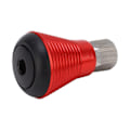 Miniatyrbillede 6 af 8: Positiv stolpe foldbar cykelsadelpind Svampestop galvanisering Spejlfinish Foldbar cykelsadelpind Blok Rød