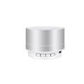Miniatyrbilde 2 av 4: A10 Metall Bluetooth Høyttaler Mobiltelefon Datamaskin Notebook Subwoofer Mini Stålkanon Trådløst Kort Liten Høyttaler silver