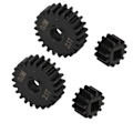 Miniatyrbilde 2 av 8: Stål Portalakselgir 12T 23T for Capra SCX10 III 1/10 RC Crawler Oppgraderinger Deler Tilbehør