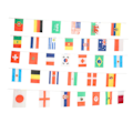 Miniatyrbillede 3 af 8: 2022 String Flag International Bunting Banner 32 Lande Flag 20x28cm til dekoration