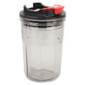 Miniatyrbillede 3 af 8: Drikkevandsflaske Genanvendelig BPA-fri lækagesikker rejsevandsflaske til campingvandring Rejsekontor 450ml sort