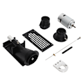 Miniatyrbillede 6 af 8: 40 mm RC Båd Jet Pumpe Thruster RC Båd Thruster Jet Pumpe Sæt med 775 Børstet Motor Sort
