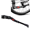 Miniatyrbillede 6 af 8: Cykelstøtte Robust skridsikker stabil aluminiumslegering Cykelsidestøtte Stativ Parkeringsstativ