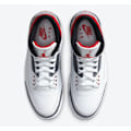 Miniatyrbild 2 av 6: Jordans 3 Retro SE-T \"Fire Red\" CZ6433-100 för män och kvinnor, original AJ3 sneakers 36