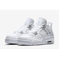 Miniatyrbild 1 av 5: Jordans 4 Retro “Pure Money” 308497-100 Herr och Dam Original AJ4 Sneakers 46