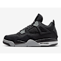 Miniatyrbild 5 av 5: Jordans 4 Retro “Black Canvas” DH7138-006 Herr och Dam Original AJ4 Sneakers 37.5