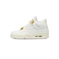 Miniatyrbild 1 av 4: Jordans 4 Retro WMNS \"Sail\" AQ9129-170 för män och kvinnor, original AJ4-sneakers 44