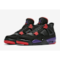 Miniatyrbild 1 av 6: Jordan 4 Retro \"Raptors\" AQ3816-065 Herr och Dam Original AJ4 Sneakers 43