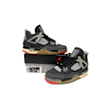 Miniatyrbild 5 av 5: Jordans 4 Retro Bred CV9388-001 för Män och Kvinnor Original AJ4 Sneakers 44