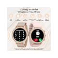 Miniatyrbild 3 av 4: Diamant Smartklocka Dam 1.32 Tum Bluetooth Smartklocka Puls Fitness Tracker