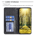 Miniatyrbild 3 av 5: Style-16 Mobilskal för Oppo A59 5G med Korthållare Rombmönstrad Design